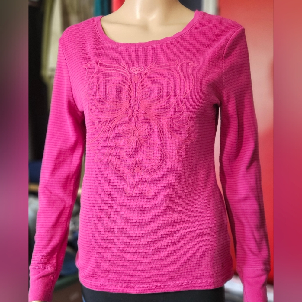 DANSKIN NOW ACTIVE TEE SZ M(8-10)